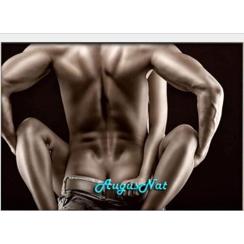 Sexy diamond painting full square nud lover wall art diamond dotz paint on canvas diamont rhinestone pasted crafts gift diy 5d