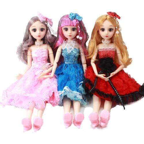 36cm Bjd Doll 14 inch 26 Movable Jointed With Accessories DIY Dress Up Princess Dress Fashion Change Clothes Doll Toys Girl Gift