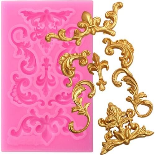 1 Piece Border Silicone Mold Fondant Mold Cake Decorating Tools Chocolate Gumpaste Mould Sugarcraft Cake Decorating Tools