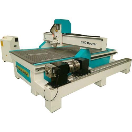 Heavy Duty 3d Cnc Wood Milling Machine 4 Axis Cnc Router With Rotary Device/Wood CNC Cutting Engraving Machine