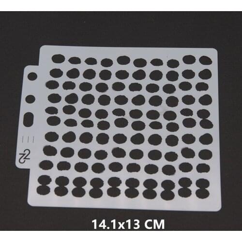 Irregular Shape Layering Stencils Wall Painting Embossing DIY Scrapbooking Album Crafts Drawing Board Decor Stamping Template