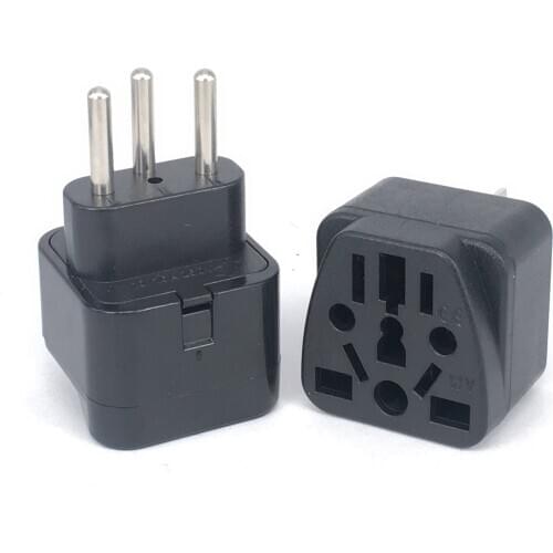 Universal 3pin Switzerland Conversion Plug Adapter UK/US/EU/AU To Switzerland Travel Plug Type J Swiss Plug Converter Plug
