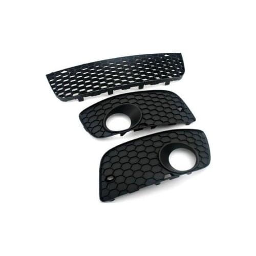 High Quality Car Accessory GLI Honeycomb Front Bumper Lower Grille Set for vw Jetta MK5