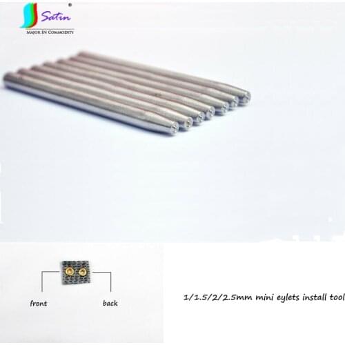 1/1.5/2/2.5MM Mini Eyelets Install Tool,Doll Shoe,Bag And Clothes Mini Eyelet Button Installation Tool Punch S0398L