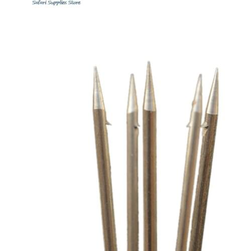 1 PC Stainless Steel 5 Prong Barbs Diving Harpoon Fish Spear Fork Fishing Ice Breaker Drill Fishing Tackle Box tool