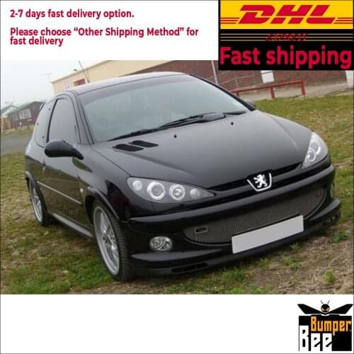 For Peugeot 206 laguna model FRONT SPOILER BUMPER LIP Euro Spoiler Lip Universal 2 pcs Body Kit