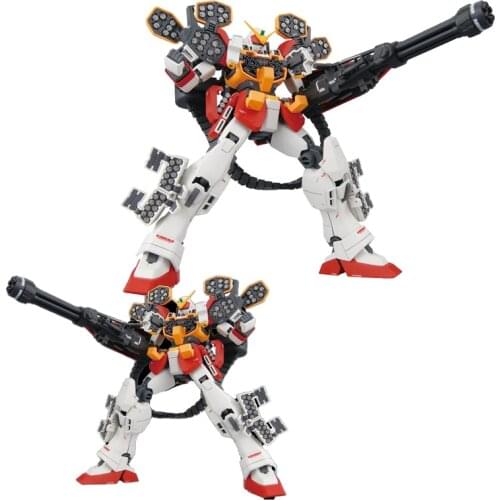Gundam Anime Figure GAOGAO MG 1/100 XXXG-01H2 Gundam Heavyarms Custom Assembly Model Effects Action Figure Toys for Children