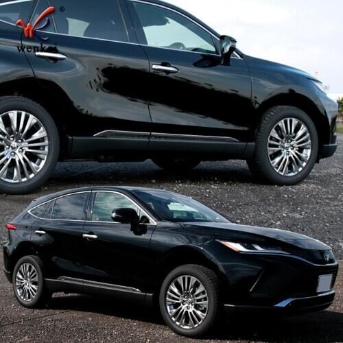 For Toyota Harrier Venza XU80 Side Molding Garnish Protector Trim Car Accessories ABS Chrome