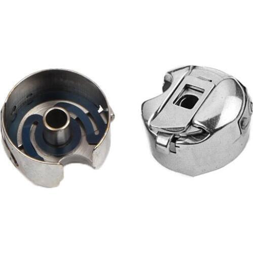 1 Pcs 2.25X1.6cm Metal Material Industrial Flat Car Sewing Machine Bobbin Case Home Sewing Machine Accessories