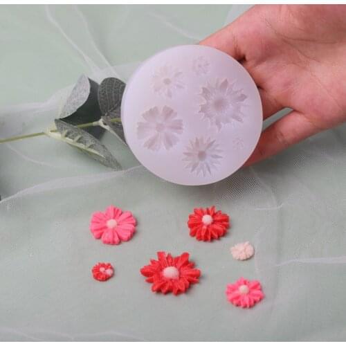 Daisy Baking Mould Fondant Mold Baking Decorating Tools Silicone Mold Cake Mold Fondant Molds Baking Tools for Cakes