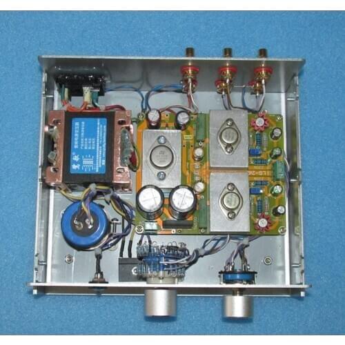 Germanium tube pure class A single-ended amplified output pre-stage, precise 24-level volume control, reasonable wiring layout