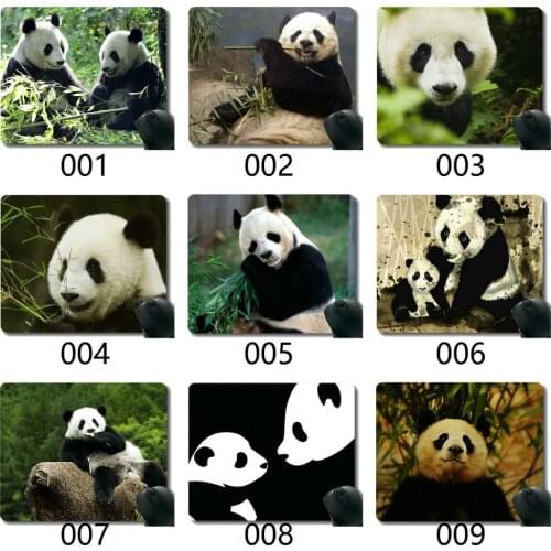 Gaming Mouse Pad,endagered Animal panda,Mouse Mat,Non-Slip Rubber Mousepad