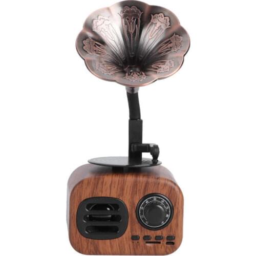 Creative Retro Bluetooth Speaker Plug-in Card Music Player for PC Mobile Phone Tablet Desktop Speaker