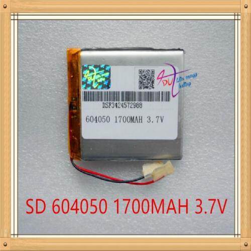 Liter energy battery Y70 road route T71 battery 064050 604050 3.7V lithium battery 1700MAH navigator