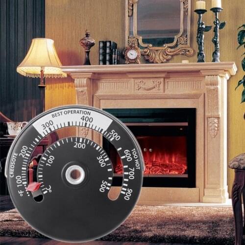 Magnetic Stove Flue Pipe Thermometer Multi Fuel Woodstove Woodburner Stove Pipe New 2019