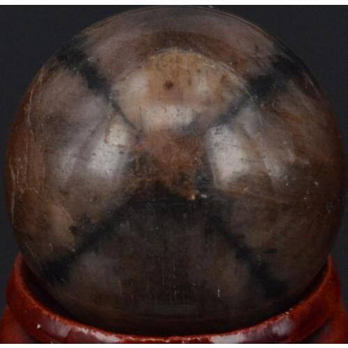 28MM Natural Gemstone Chiastolite Sphere Crystal Globe Ball Chakra Healing Reiki Stone Carving Crafts,Mineral
