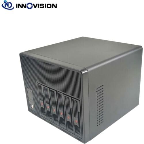 2020 New high quality 6bays NAS storage case hot swap server chassis with 6gb sata backplane