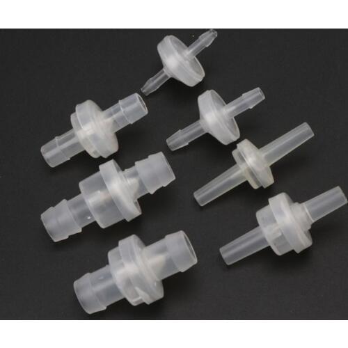 Plastic One-Way Non-Return Water Inline Fluids Check Valves for Fuel Gas Liquid