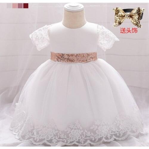 Newborn Baptism Dress 1 2 Year Baby Girl Birthday Dress Party Dresses Baby Girl Clothes First Christening Party Princess Dress