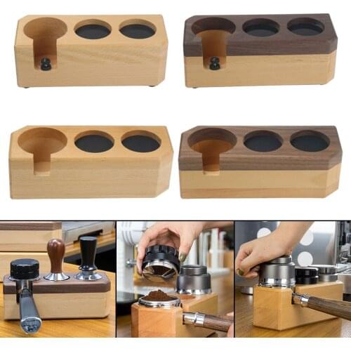 Coffee Tamper Holder Base Anti-slip Barista Coffee Espresso Tampering Station Rest Coffee Accessories for Cafe Home Coffee Shop