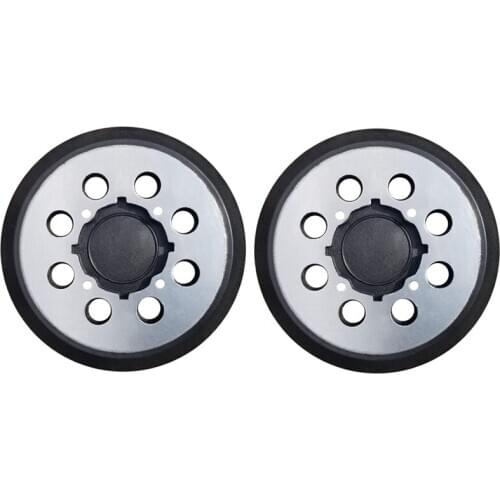 5 Inch Hook-&-Loop Sander Pad with Metal Backing for DeWalt Ran Track Sander - Compatible with Models DWE6421,2Pack