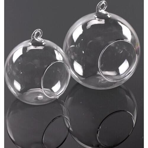 10CM Glass Glass Candle Light Holder Candlestick