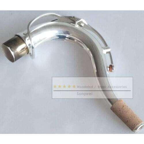 Tenor Bb saxophone neck repair parts 27.5mm or 28mm Silver plated