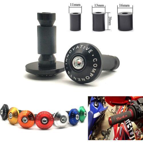 For Suzuki BURGMAN 400 GS500E gs 500e GSX250 GSX550 1 Pair Universal Motorcycle Handlebar Cap Handle Bar Ends Racing handlebar