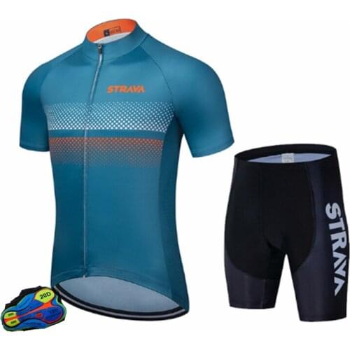 Bicycle Clothing MTB Bike Clothes Uniform Pro Cycling Set Wear STRAVA Summer Cycling Jersey Set Maillot Ropa Ciclismo Cycling