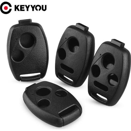 KEYYOU Fob 2/2+1/3/3+1 Buttons Replacemnet Remote Car Key Shell For HONDA Accord Fit CRV Pilot 2007 2008 2009 2010 2011