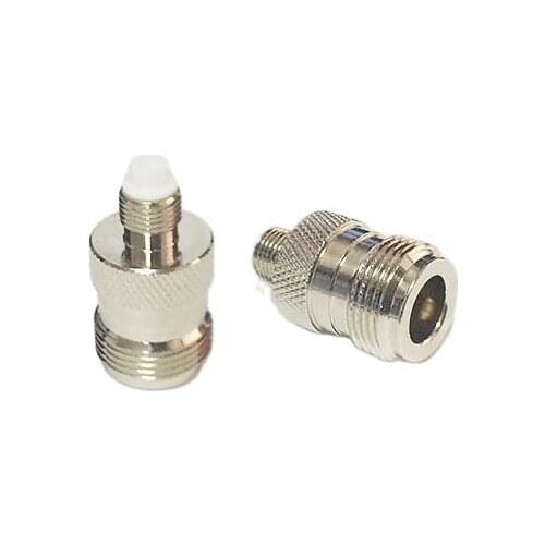 1pc N Female Jack to FME Female Jack RF Coax Adapter convertor Straight Nickelplated NEW wholesale