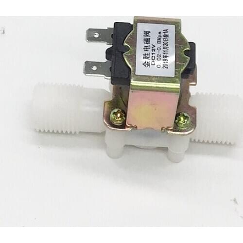 1pc Plastic Solenoid Valve G1/2 DN15 Male-Male 12V 24V 220V Normal Opened Normal Closed inlet valve Fill Valve Pressure Control