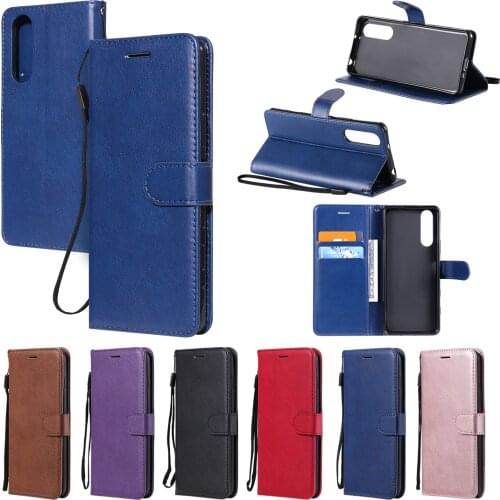 PU Leather Wallet Case For Sony Xperia 10 iii 5 1 II 8 XZ4 Compact XA3 XZ5 XZ3 XZ2 Premium L4 L3 Flip Cover Full Protection Capa