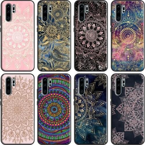 Indian Pattern Mandala Case For Huawei P Smart 2019 Z Nova 5T P40 P20 P30 Pro Mate 20 Lite Honor 10i 8X 9X Cover