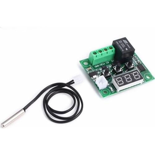 W1209 -50-100C DC 12V Digital Temperature Controllear Thermostat Temperature Control Thermostat Switch Plate W1209 Case