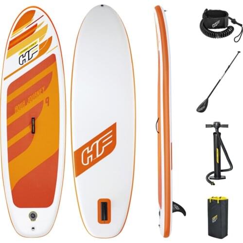9'ft Beginner Water Sports Fun Yoga Surfboard Inflatable Stand Up Paddle Board Inflatable SUP Paddle Board