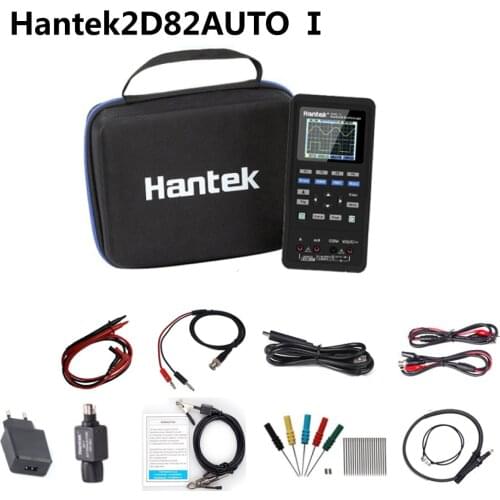 Hantek 2D82Auto 2 Channels Digital Osiclloscope 4in1 Oscilloscope+Signal Source+Automotive Diagnosis+Multimeter 80MHz Scope