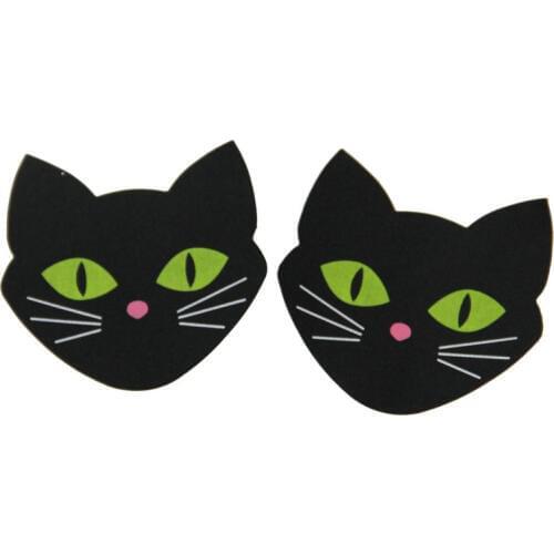 Candiway cat Nipple Cover party Women Pasties Adhesive Stickers,Invisible Intimates Bra Accessories Breast sex game