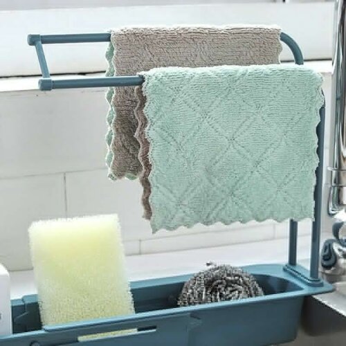 Latest Kitchenware Rack Telescopic Sink Rack Holder Storage Drain Basket 2021New