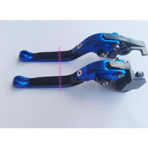 New For Kawasaki ER-6n ER6n 2009-2012 2010 2011 motorcycle motorbike CNC Foldable Extendable brake&Clutch Levers Blue