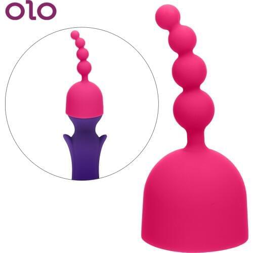 OLO AV Rod Head Cap Vibrator Accessories Magic Wand Attachment Clitoris Stimulation Sex Toys for Women G-spot Stimulate