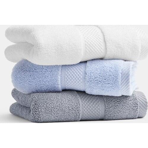 Sanli Santorini Luxury 100% Combed Cotton Thicken Towel Set Adult Hand Facecloth Hair Towels For Home Bathroom Microfiber Towel