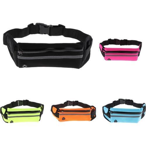 Professional Running Waist Bag Men Women Gym Jogging Sport Bag Unisex Cycling Belt Fanny Waist Pack for Mobile Phone Keys Money