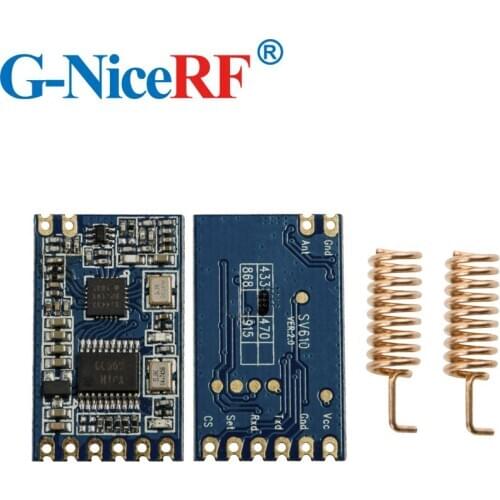 2PCS/lot SV610-Mesh 868/915MHz TTL Interface Mesh Network Data Transceiver Modules| can be used as repeater