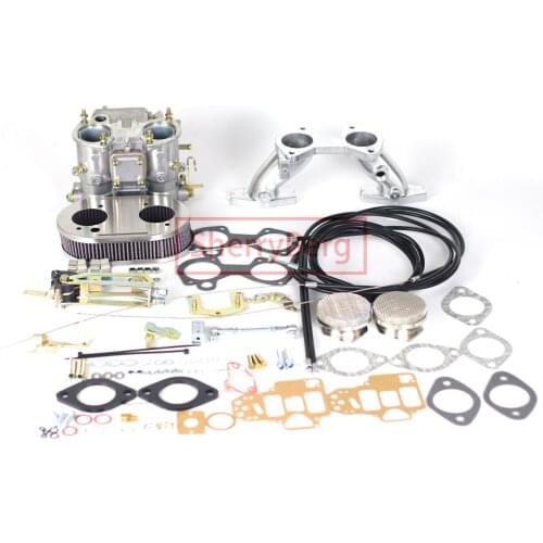 SherryBerg 40dcoe 40 DCOE Carburetor + MANIFOLD + Air filter + Linkage Conversion kit for MGB for WEBER/DELLORTO EMPI DHLA CARB