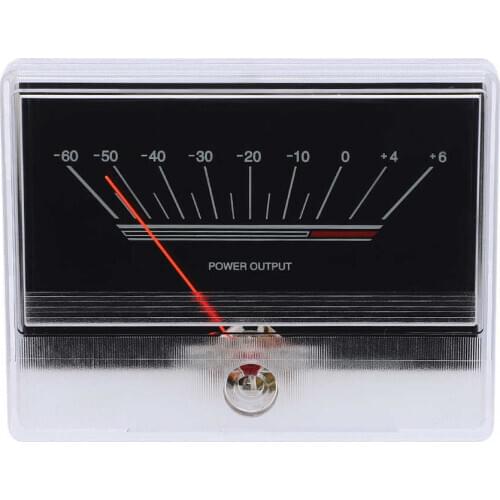 TN‑90A‑BGB‑S0538 VU Meter DB Amplifier Mini High Accuracy Level Audio Meter with Backlight Durable