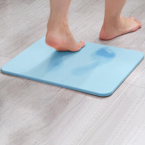 Bath Mats Absorbent Floor Mats Bathroom Toilet Entrance Non-slip Household Quick-drying Toilet Diatom Mud Floor Mats Solid