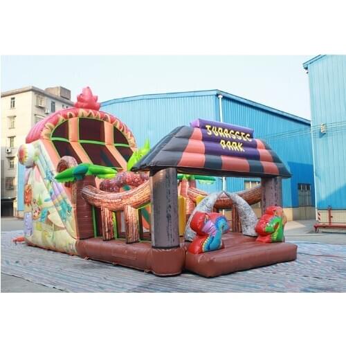 Customized colorful inflatable bouncer castle jumping inflatable castle dry inflatable slide for sale