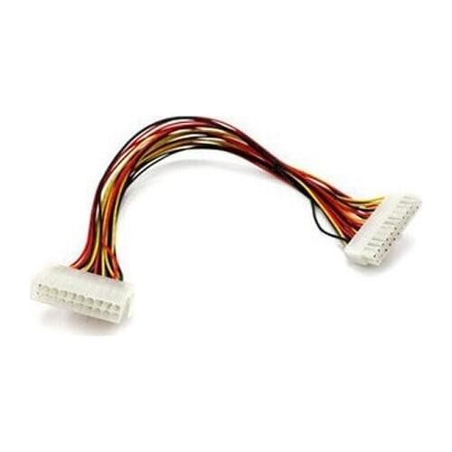 50pcs)24-pin power extension cable 24-pin ATX power extension cords Motherboard 24pin extension cable