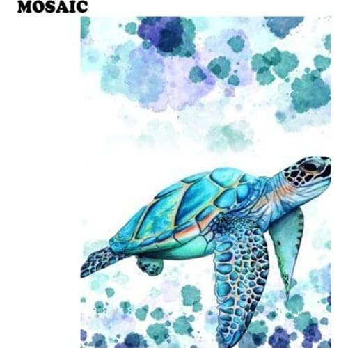 Full square Drill 5D DIY Diamond Painting Funny Sea Turtle animal Diamond Embroidery Cross Stitch Picture Of Rhinestones